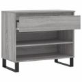 vidaXL Botník sivý dub sonoma 70x36x60 cm spracované drevo