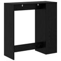 vidaXL Barový stôl 101 x 40 x 103,5 cm Kompozitné drevo Čierny dub