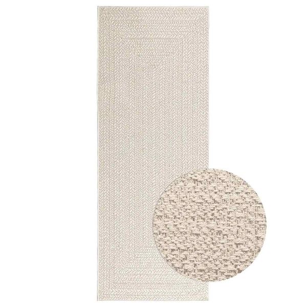 vidaXL Koberec ZIZUR 80x200 cm, jutový vzhľad, interiér a exteriér