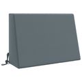 vidaXL Podložka na operadlo SOEST 100% polyester Modrá 60 x 20 x 40 cm