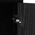 vidaXL Nočné stolíky Čierny dub 40 x 30 x 60 cm Kompozitné drevo