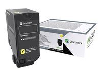 Žltá - originálna - kazeta s farbivom - pre Lexmark CS727de, CS728de, CX727de