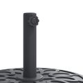 vidaXL Podstavec pod slnečník pre Ø38/48 mm tyče 25 kg kruh