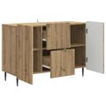 vidaXL Servírovacia skriňa Dub artisan 89 x 34,5 x 62 cm