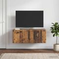 vidaXL Nástenná TV skrinka 78,5 x 41 x 30 cm Staré drevo