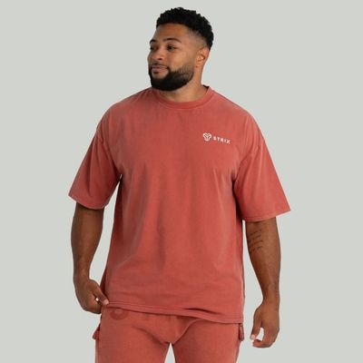 Tričko Oversized Washed Terra - STRIX, veľkosť S