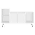 vidaXL TV skrinka biela 100x35x55 cm spracované drevo