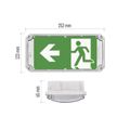 LED nouzové osvetlenie EMOS / NESSI ZN2130 / 4W, 3h, IP66