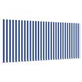 vidaXL Sklopná markíza Modrá a biela 300 x 200 cm Polyester a hliník