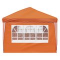vidaXL Prístrešok na párty 575 x 288 x 245 cm Oranžová