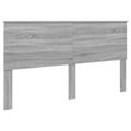 vidaXL Rám postele Sivý Sonoma 200 x 200 cm Inžinierske drevo
