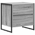 vidaXL Nočný stolík 2 ks Sivý Sonoma 50 x 39.5 x 50 cm