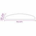 vidaXL Samolepiace schodové rohože 15 ks 56 x 17 x 3 cm Non-Slip Hnedá