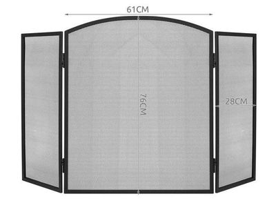 Krbová zástena 118 x 76 cm čierna Kaminer PK013 Krbová zástěna 118 x 76 cm černá Kaminer PK013