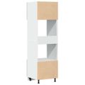 vidaXL Skrinka na mikrovlnku “Lyon” Old Wood 60x57x207 cm