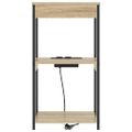 vidaXL Nočný stolík Sonoma dub 41 x 31 x 76 cm Kompozitné drevo