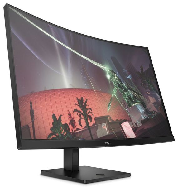 HP OMEN/32c/31,5"/VA/QHD/165Hz/1ms/Black/2R LED monitor, prohnutý, 31,5", VA, 2560 × 1440, 16:9, 1ms, 400cd/m2, 2× HDMI, 1× DisplayPort, VESA, en. tr. F