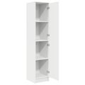 vidaXL Highboard Biela 35 x 39 x 168 cm
