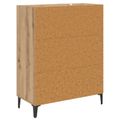 vidaXL Servírovacia skriňa Remeselný dub 69,5 x 34 x 90 cm