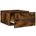 vidaXL Nástenné nočné stolíky 2 ks dymový dub 35x35x20 cm