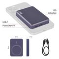 Powerbanka EMOS WI 522 /B0555BL/, 5 000 mAh, 20 W+Wireless, modrá