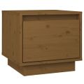 vidaXL Nočné stolíky 2 ks medovo-hnedé 35x34x32 cm borovicové drevo