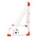 vidaXL Sada detských futbalových bránok so stenou 120x51x77,5 cm