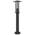 vidaXL Vonkajšie stojace lampy 3 ks čierne 60 cm nehrdzavejúca oceľ