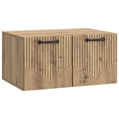vidaXL Nástenná TV skrinka Nástenný Dub artisan 59,5 x 41 x 30 cm