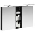 vidaXL Set kabinetov do kúpeľne 3 ks 100 x 10,5 x 60,5 cm