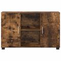 vidaXL Servírovacia skriňa FLORIN 88,5 x 30,5 x 55,5 cm Dymová dub