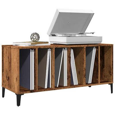 vidaXL Skrinka na platne staré drevo 100x38x48 cm kompozitné drevo