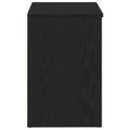 vidaXL Lavička na topánky 60 x 30 x 45 cm Kompozitné drevo Čierny dub
