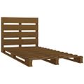 vidaXL Posteľný rám medový 75x190 cm borovicový masív malé jednolôžko