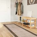 vidaXL Behúň MARSA Čierna 80 x 450 cm Polyester a PVC