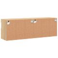vidaXL TV nástenné skrinky s LED svetlami 2 ks dub sonoma 60x30x40 cm