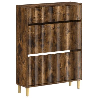 vidaXL Skriňa na topánky ARNHEM 78 x 24 x 103 cm Kompozitné drevo