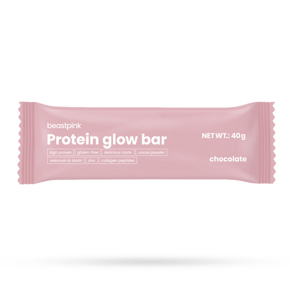 Protein GlowBar - BeastPink, čokoláda, 40 g