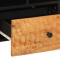 vidaXL TV skrinka 100x33x46 cm akáciový masív