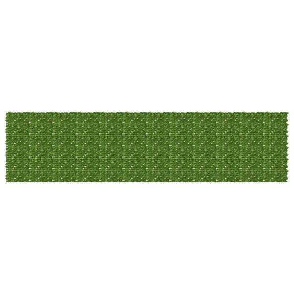 vidaXL Balkónový plôtik s listami Zelená a žltá 600 x 150 cm