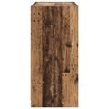 vidaXL Šatná skriňa Staré drevo 77 x 48 x 102 cm Kompozitné drevo