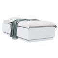 vidaXL Rám postele Biela 80 x 200 cm Kompozitné drevo