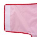 vidaXL Pláštenka pre psa s reflexnými prúžkami, polyesterová, červená, 4XL