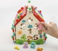 Montessori multifunkčný drevený domček Kruzzel 22564