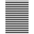 vidaXL Zebra roleta čierna 155x200 cm šírka látky 150,9cm polyester