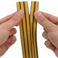 vidaXL Samolepiaca tesniaca páska na okno Hnedá 9 x 3 mm 50 m