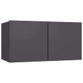 vidaXL Závesné TV skrinky 3 ks sivé 60x30x30 cm