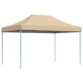 vidaXL Párty stan 279 x 410 x 315 cm Béžová Oxfordská látka