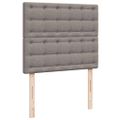 vidaXL Boxspring posteľ s matracom sivohnedý 120x200 cm látka