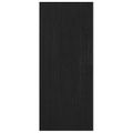 vidaXL Knižnica/deliaca stena čierna 100x30x71,5 cm masívna borovica